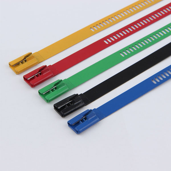 Multi Lock Epoxy Coated Stainless steel cable ties