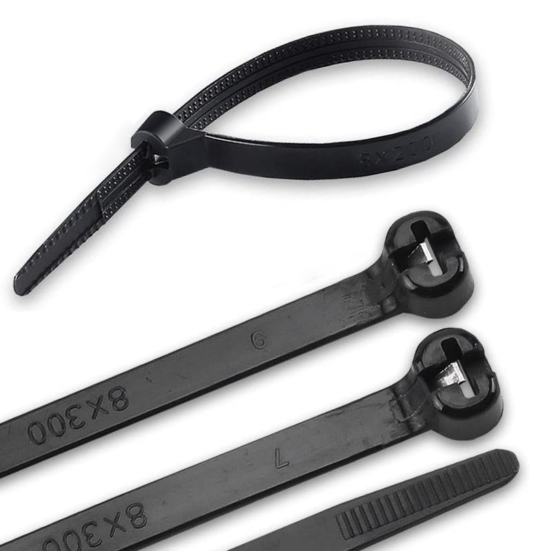 nylon stainless steel inlay block ties